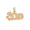 Pendentif « Mom » en or