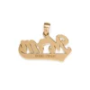 Pendentif « Mom » en or