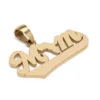 Pendentif « Mom » en or