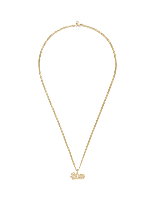 Pendentif « Mom » en or