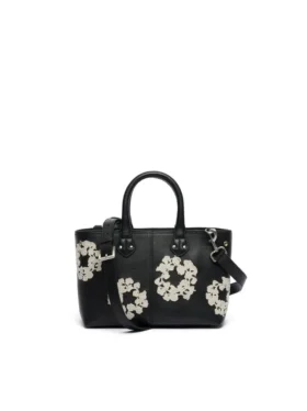 Petit sac en cuir « Cotton Wreath »