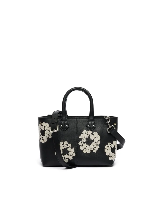 Petit sac en cuir « Cotton Wreath »