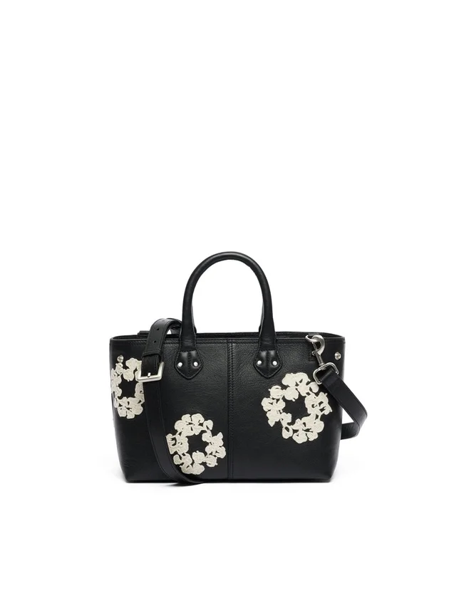 Petit sac en cuir « Cotton Wreath »