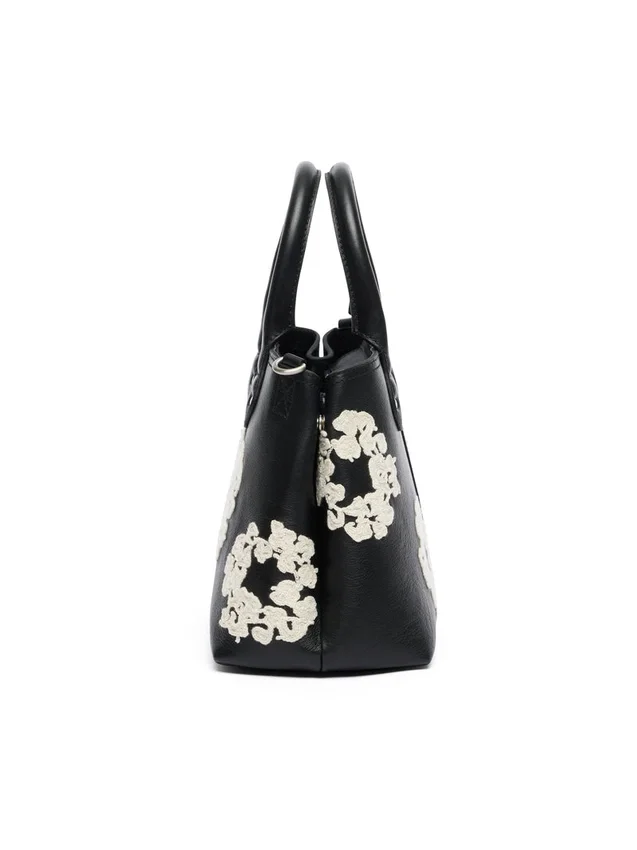 Petit sac en cuir « Cotton Wreath »