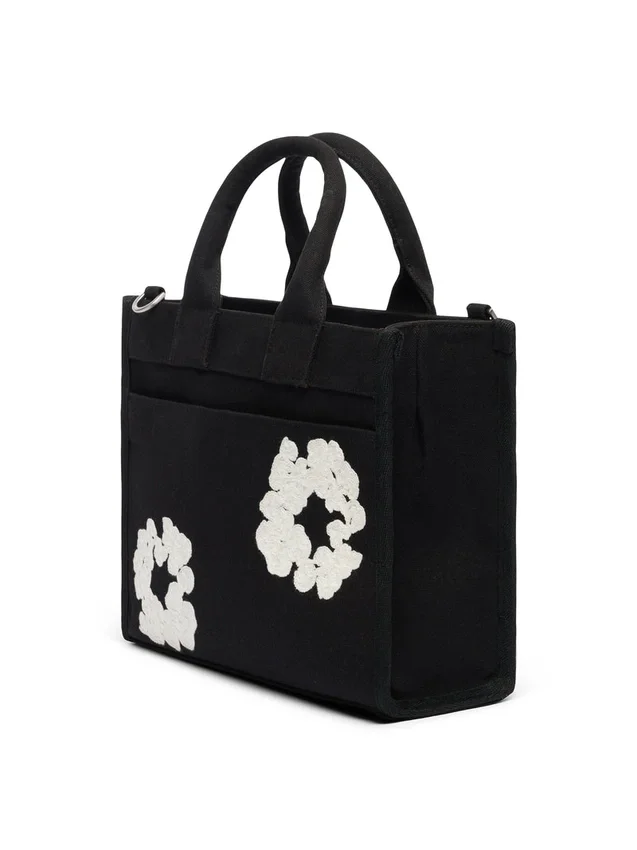 Petit sac en toile « Cotton Wreath »