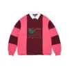 Polo de rugby « Cotton Wreath Pan-African Flag » rose/marron