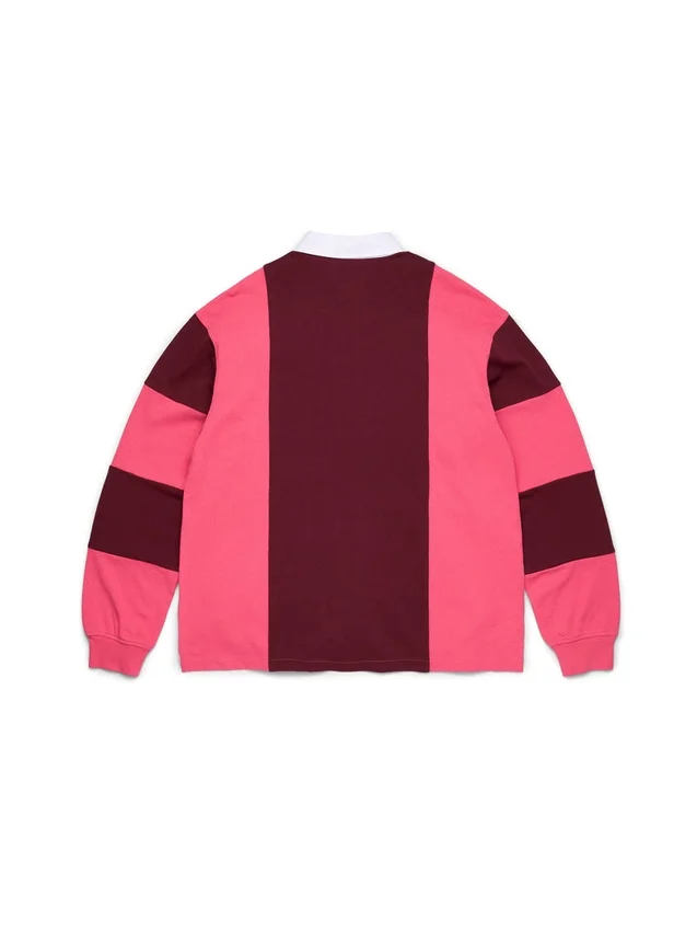 Polo de rugby « Cotton Wreath Pan-African Flag » rose/marron