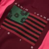 Polo de rugby « Cotton Wreath Pan-African Flag » rose/marron