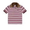 Polo « Panther Fur Collar » rouge