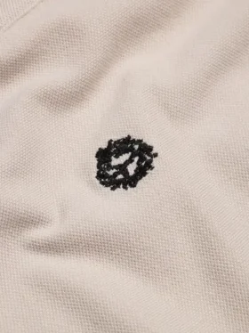 Polo « Peace Wreath » crème