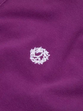 Polo « Peace Wreath » violet