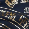 Pull à col rond ADG à imprimé « Banner » bleu marine