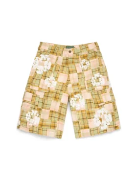 Short cargo en coton « Cotton Wreath » Madras