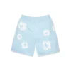 Short de survêtement « Cotton Wreath » bleu poudre