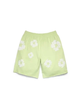 Short de survêtement Cotton Wreath couleur menthe
