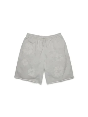 Short de survêtement « Cotton Wreath » gris