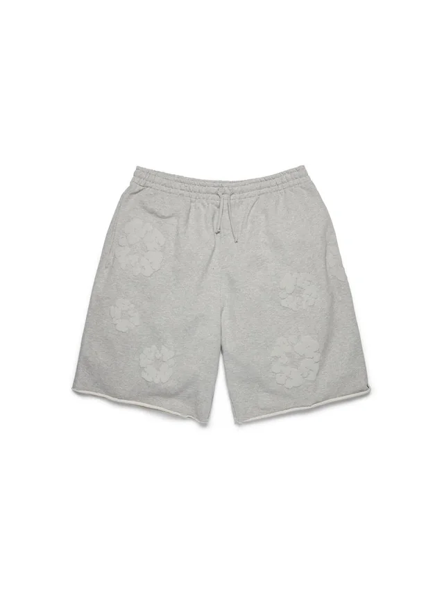 Short de survêtement « Cotton Wreath » gris