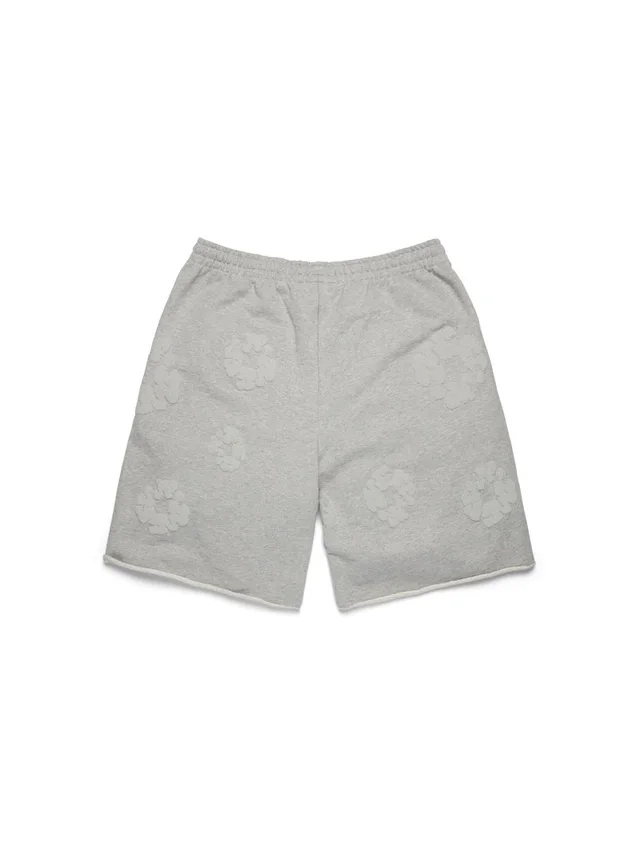 Short de survêtement « Cotton Wreath » gris