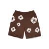 Short de survêtement Cotton Wreath marron foncé