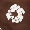 Short de survêtement Cotton Wreath marron foncé