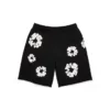 Short de survêtement « Cotton Wreath » noir