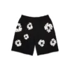 Short de survêtement « Cotton Wreath » noir