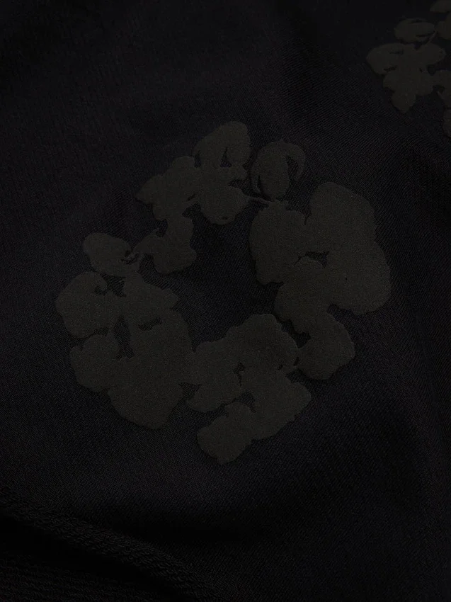 Short de survêtement « Cotton Wreath » noir