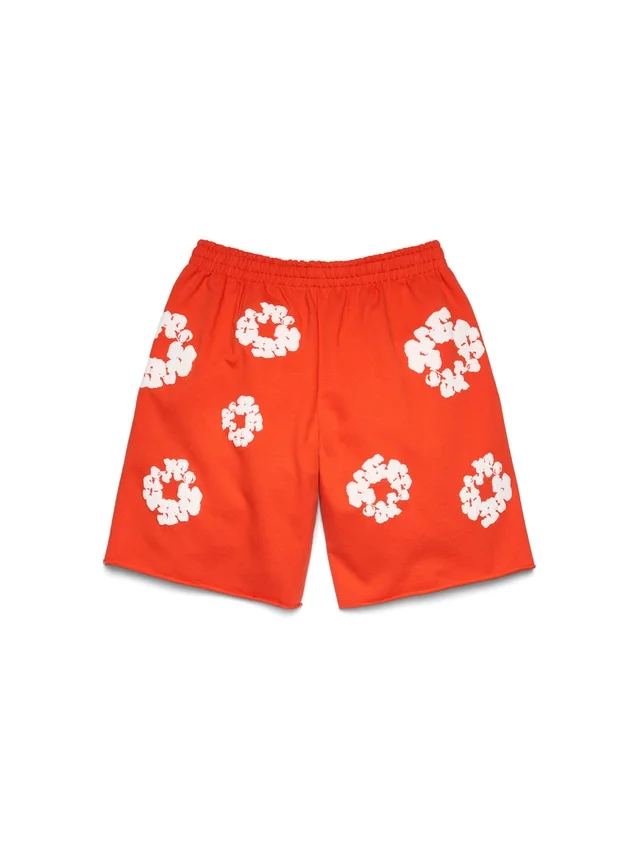 Short de survêtement Cotton Wreath orange foncé