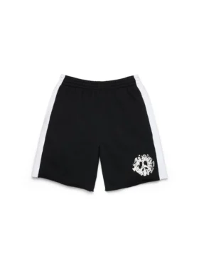 Short de survêtement à empiècements Denim U noir