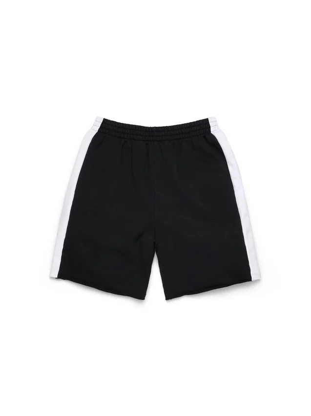 Short de survêtement à empiècements Denim U noir