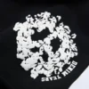 Short de survêtement à empiècements Denim U noir