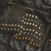 Short en cuir clouté Libertas
