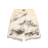 Short en Denim « Cloud Camo »