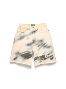 Short en Denim « Cloud Camo »