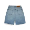 Short en denim délavé clair