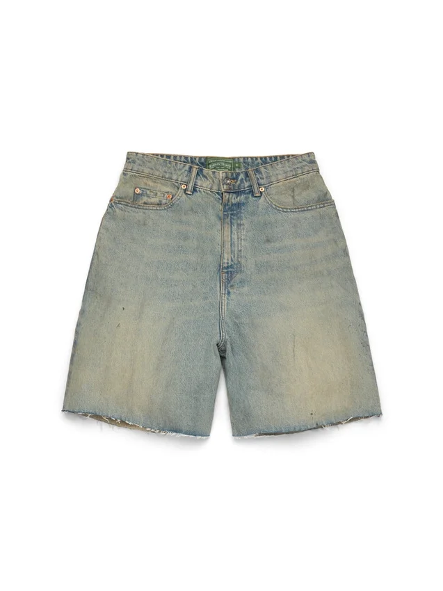 Short en denim délavé « Dirty Wash »
