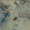 Short en denim délavé « Dirty Wash »