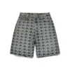 Short en Denim « Jacquard Wreath »