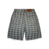 Short en Denim « Jacquard Wreath »