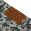 Short en Denim « Jacquard Wreath »