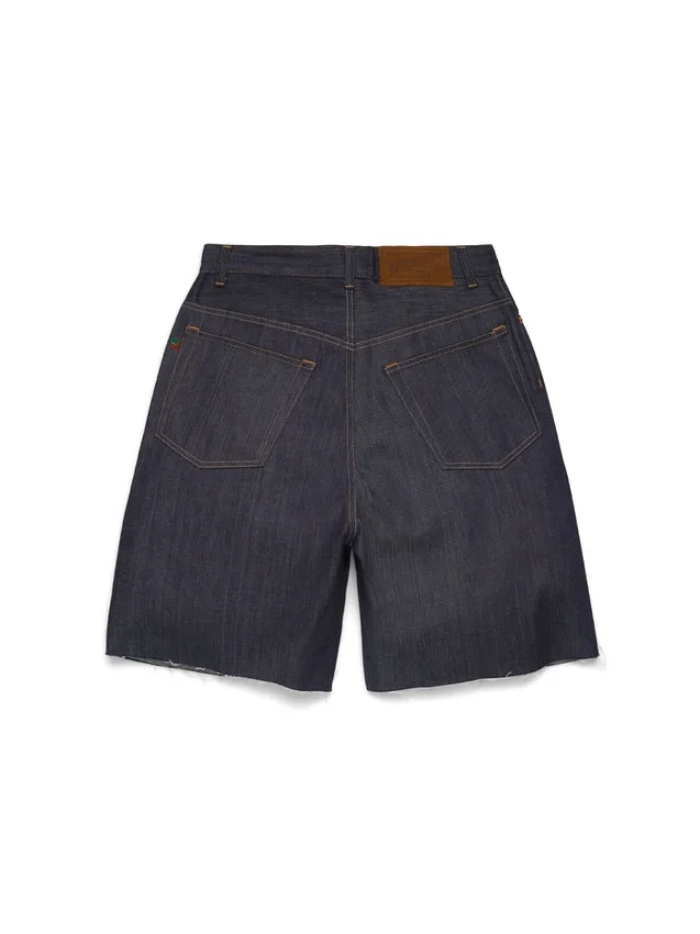 Short en denim selvedge