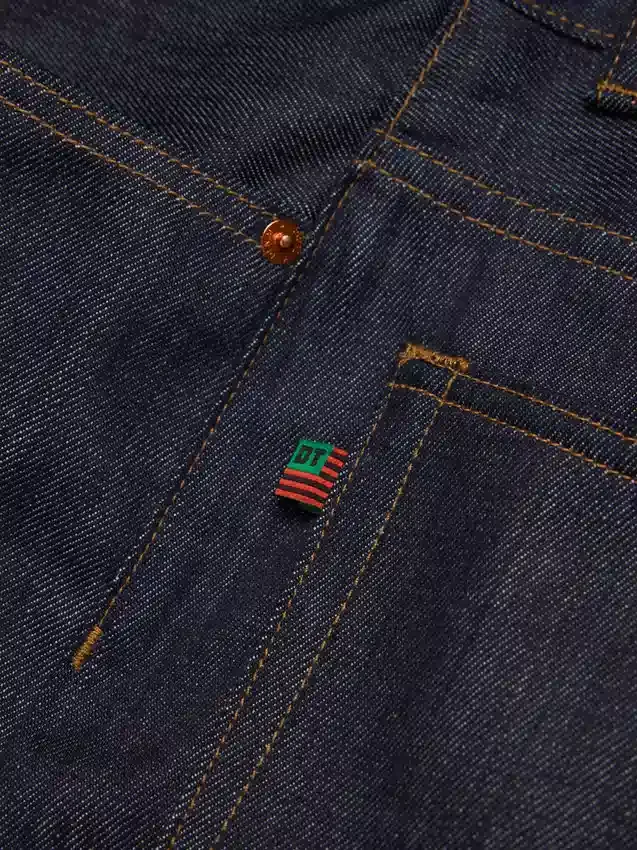Short en denim selvedge