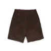 Short en velours côtelé à clous oxydés