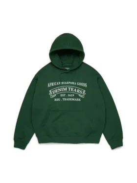 Sweat à capuche ADG vert