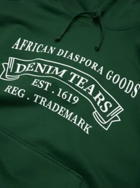 Sweat à capuche ADG vert