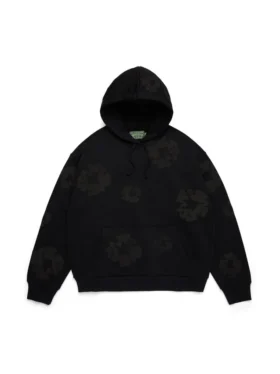 Sweat à capuche « Cotton Wreath Hoodie » noir