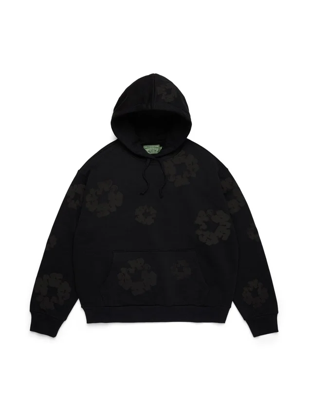 Sweat à capuche « Cotton Wreath Hoodie » noir