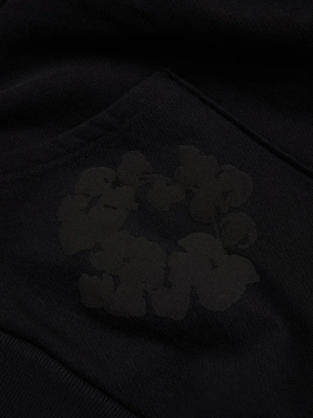 Sweat à capuche « Cotton Wreath Hoodie » noir