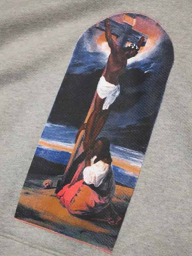 Sweat à capuche « Seasonal Biblical » gris