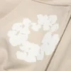 Sweat à capuche zippé « Cotton Wreath » couleur crème